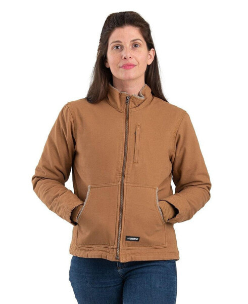 Plus Size Lined Softstone Duck Jacket