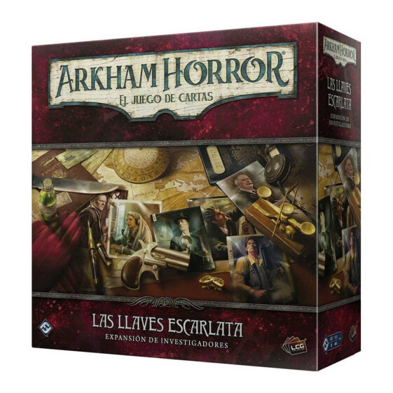 ASMODEE Arkham Horror Las Llaves Escarlata Expansión Investigadores Card Board Game