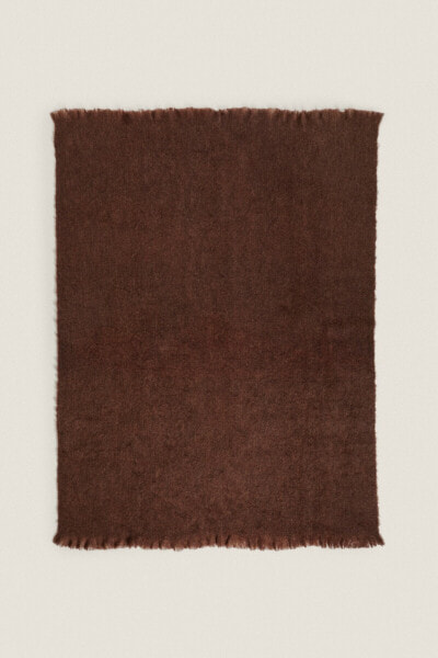Плед шерстяной ZARA Carded Wool Blanket