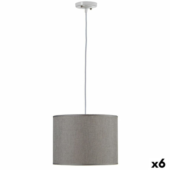 Потолочный светильник Серый Металл 60 W 30 x 22 x 30 cm (6 штук)