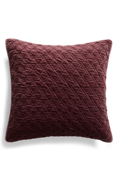 Наволочка Nordstrom at Home Karlina Quilted Euro Burgundy