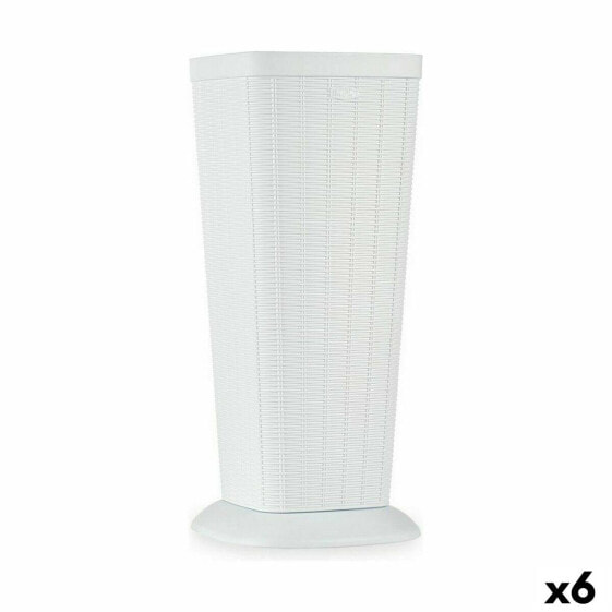 Корзина для зонтов Stefanplast Elegance Белый Пластик 25 x 57 x 25 cm (6 штук)