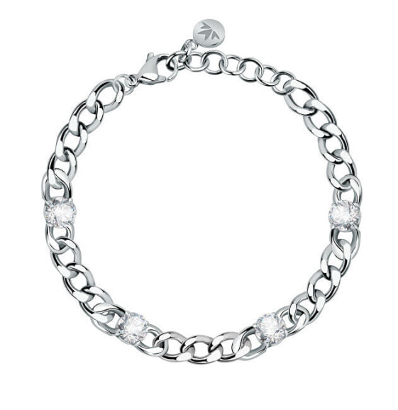 Original steel bracelet with Poetica SAUZ29 crystals