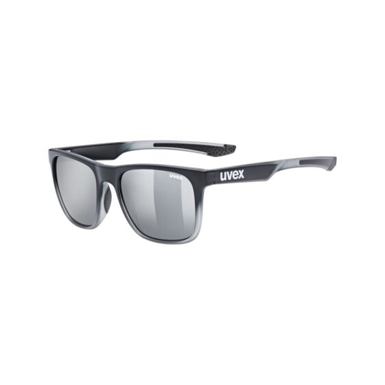 Мужские очки солнцезащитные Uvex Lgl 42 серые очки квадратные вайфареры