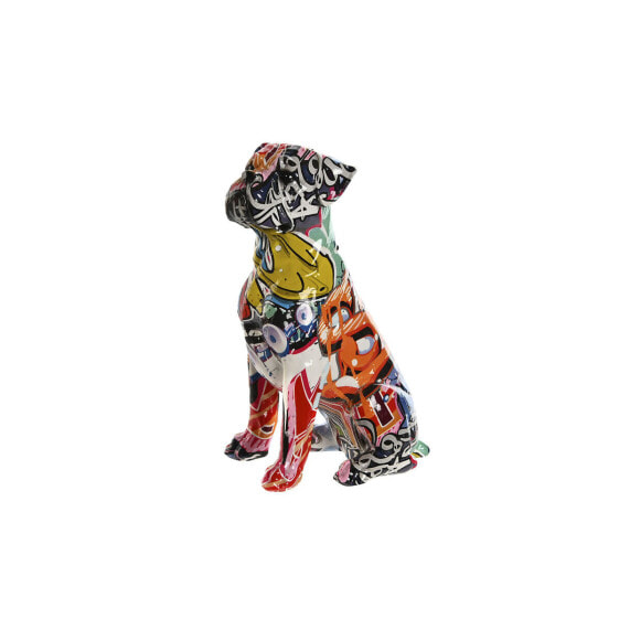 Decorative Figure Home ESPRIT Multicolour Dog 14 x 9 x 19,5 cm