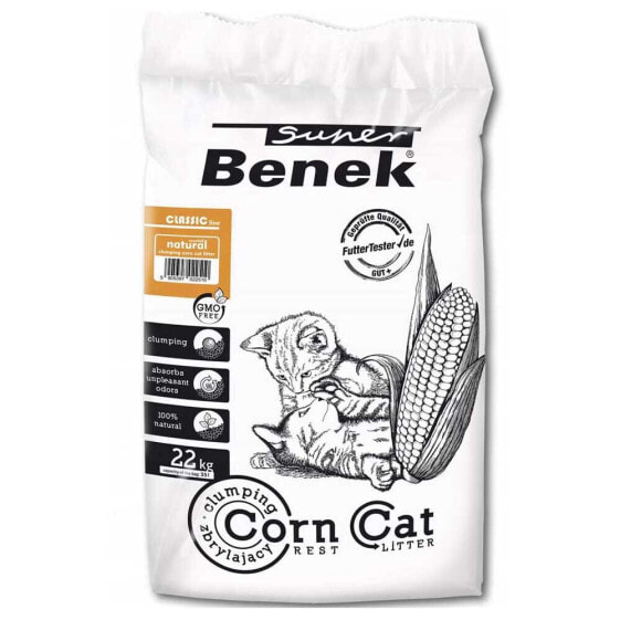 SUPER BENEK Classic Corn 35l Cat Litter