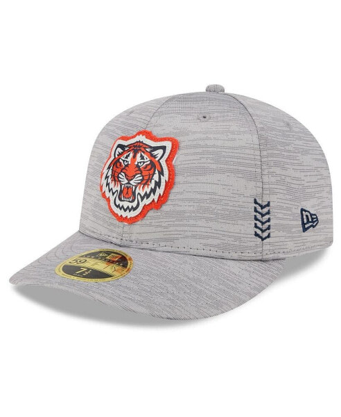 Men's Gray Detroit Tigers 2024 Clubhouse Low Profile 59FIFTY Fitted Hat