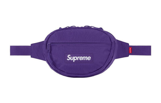 Supreme FW18 Waist Logo徽标 涤纶 胸包斜挎腰包 男女同款情侣款 紫色 / Supreme FW18 Waist SUP-SS18-704