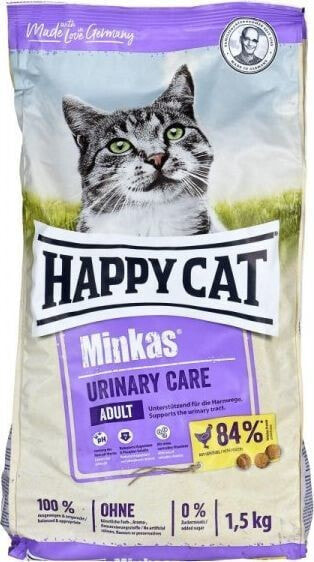 Сухой  корм для кошек Happy Cat, Urinary Care, защита мочевыделительной системы, 1.5 кг