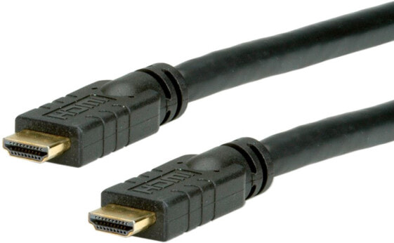 Разъем HDMI Type A (Standard) VALUE by ROTRONIC-SECOMP AG 14.99.3453 - 20 м - 3840 x 2160 пикселей - черный.