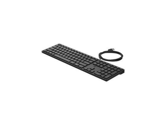 HP Wired Desktop 320K Keyboard 9SR37UT#ABA USB Keyboard