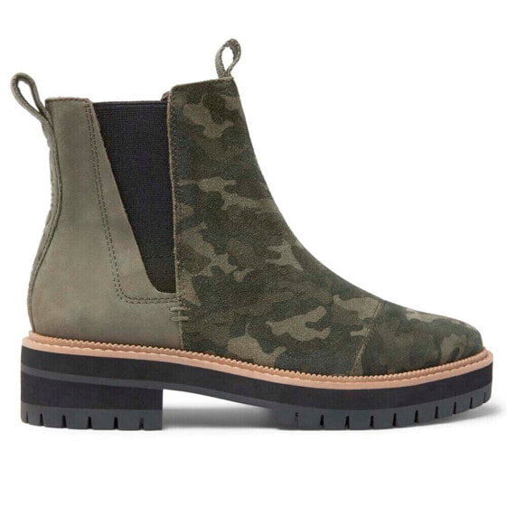 TOMS Forest Camouflage Dakota Womens Green Casual Boots 10017328T