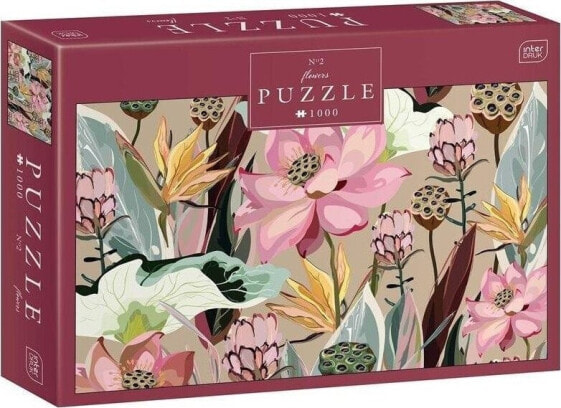 Interdruk Puzzle 1000el Flowers 2 INTERDRUK