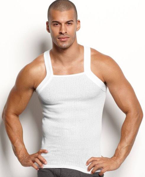 Men's Essential 2 Pack Square-Cut Tank