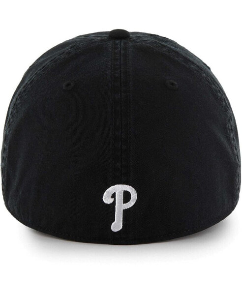 47 Brand Men's Black Philadelphia Phillies Crosstown Classic Franchise Fitted Hat