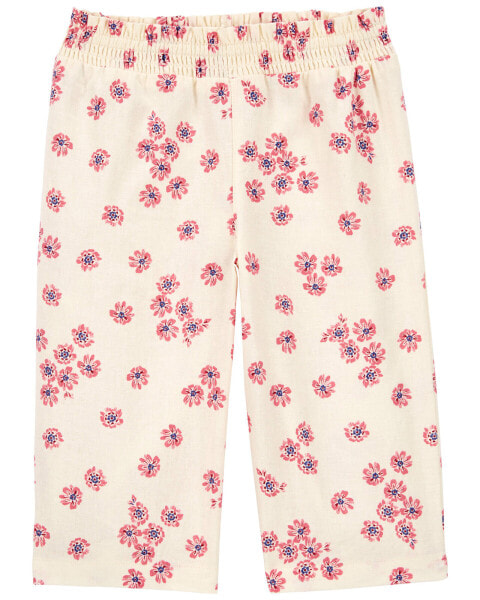 Брюки для малышей Carter's Baby Pull-On Floral LENZING™ ECOVERO™ Wide Leg.