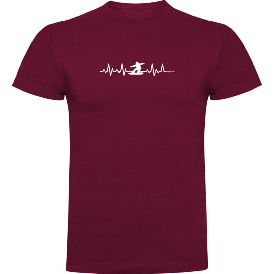 KRUSKIS Snowboarding Heartbeat short sleeve T-shirt