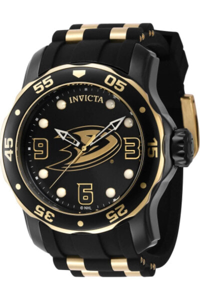 Часы Invicta Anaheim Ducks Black Dial Men's Watch