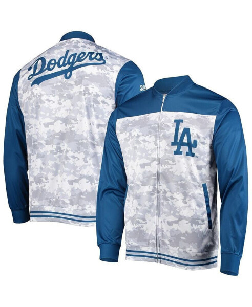 Men's Royal Los Angeles Dodgers Camo Full-Zip Jacket