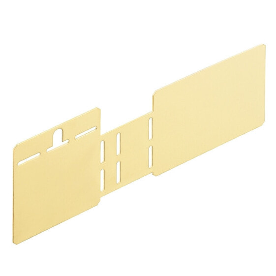 Weidmüller KLIPPON COPL 162609 - Electrical Enclosure earthing plate - Yellow - Brass - 339 mm - 60.5 mm - 130 g