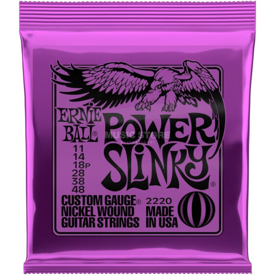 Ernie Ball EB2220 Power Slinky Guitar Strings 11-48