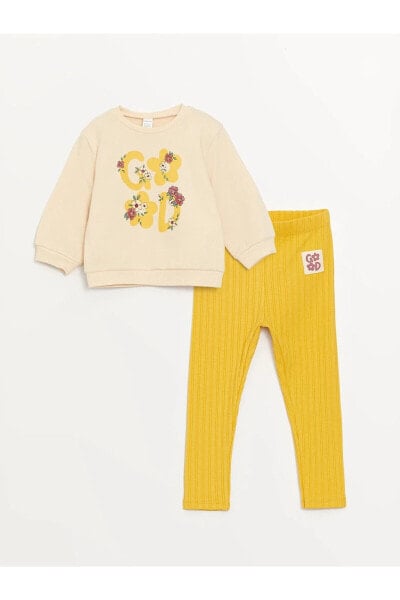 Костюм LC WAIKIKI Baby Girl Sweatshirt and Leggings.