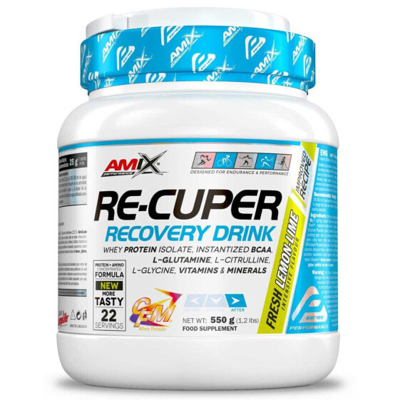 AMIX Re-Cuper Recovery 550g Lime&Lemon