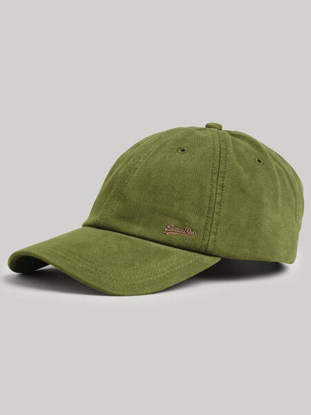 Superdry vintage emb cap in Olive Khaki