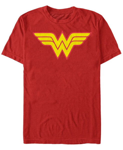 Men's Wonder Woman Two Color Logo Short Sleeve T-shirt