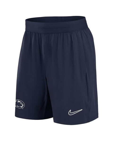 Men's Navy Penn State Nittany Lions 2024 Sideline Performance Shorts