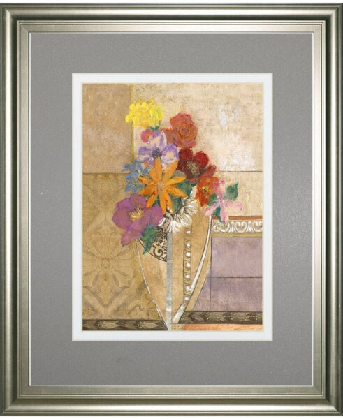 Pansy by Hollack Framed Print Wall Art, 34" x 40"