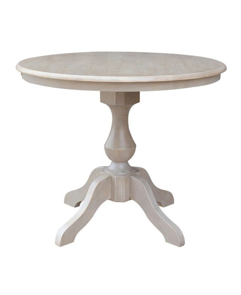 36" Round Top Pedestal Table - 28.9"H