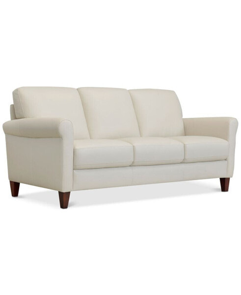 CLOSEOUT! Kared 84" Roll Arm Leather Sofa, Created for Macy's