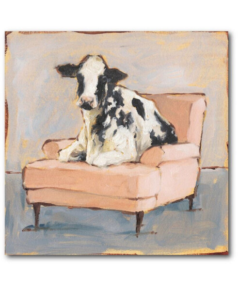 Moo-Ving in II 20" x 20" Gallery-Wrapped Canvas Wall Art