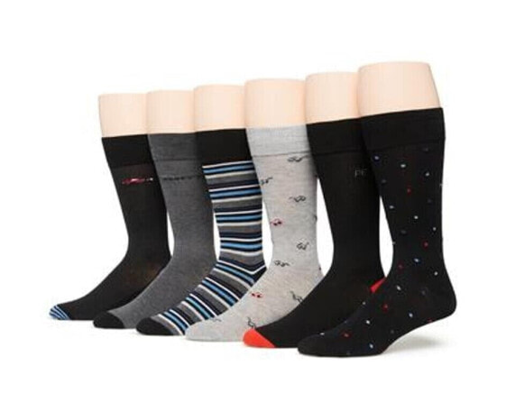 Носки Perry Ellis Portfolio Mens 6-Pack Socks