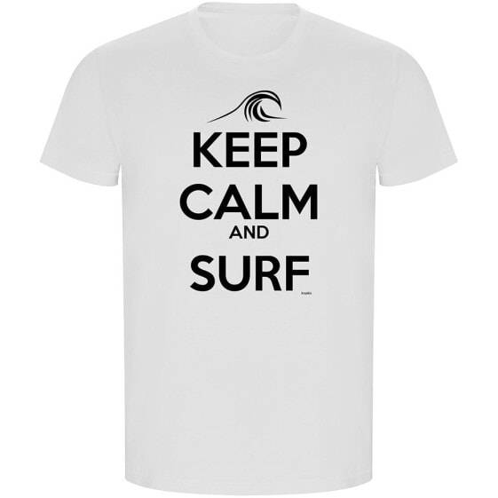 KRUSKIS Surf Keep Calm And Surf ECO short sleeve T-shirt