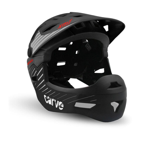 Шлем защитный MVTEK CARVE Черный - Размер M (55/58см) - Вес: 500гр, Технология In-Moulding, 22 отверстия, EN-1078 одобрен для дорожного использования & PPE 2016/425/EU.