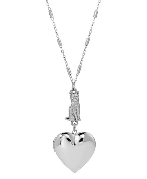 2028 heart Cat Necklace