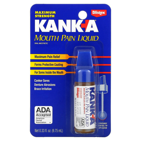 Kank-A, Mouth Pain Liquid, 0.33 fl oz (9.75 ml)