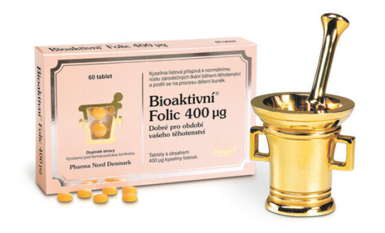 Pharma Nord Bioactive Folic Acid Биоактивная фолиевая кислота 60 таблеток