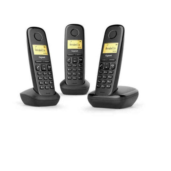 Беспроводный телефон Gigaset A170 TRIO 1,5" Чёрный (3 UDS)