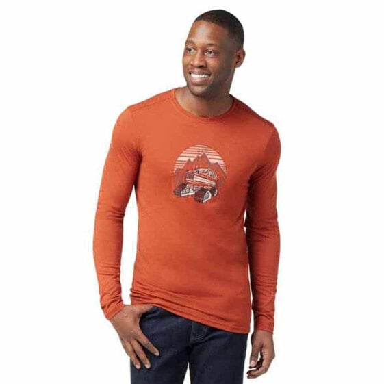 SMARTWOOL Snowcat Trek Graphic long sleeve T-shirt