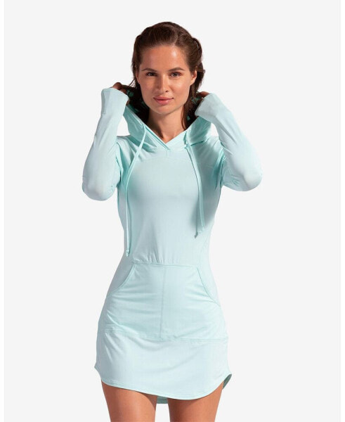 Women's UPF 50+ Sun Protection Hoodie Dress