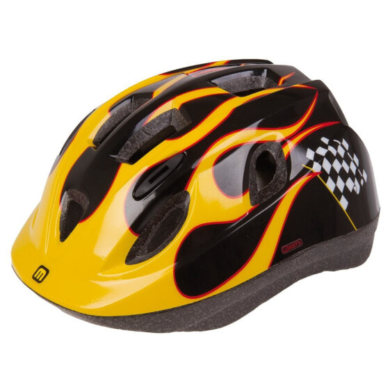 Шлем для городского велосипеда MIGHTY Race Urban, детский, дизайн: Гонка, размер XS 48 - 54 см, в коробке.