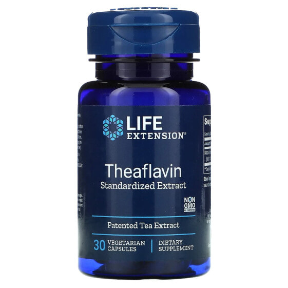 Theaflavin, Standardized Black Tea Extract, 30 Vegetarian Capsules