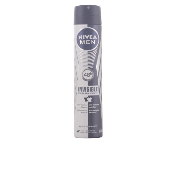 MEN BLACK & WHITE INVISIBLE deodorant spray 200 ml