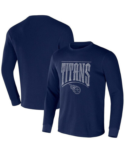 Men's NFL x Darius Rucker Collection by Navy Tennessee Titans Long Sleeve Thermal T-shirt