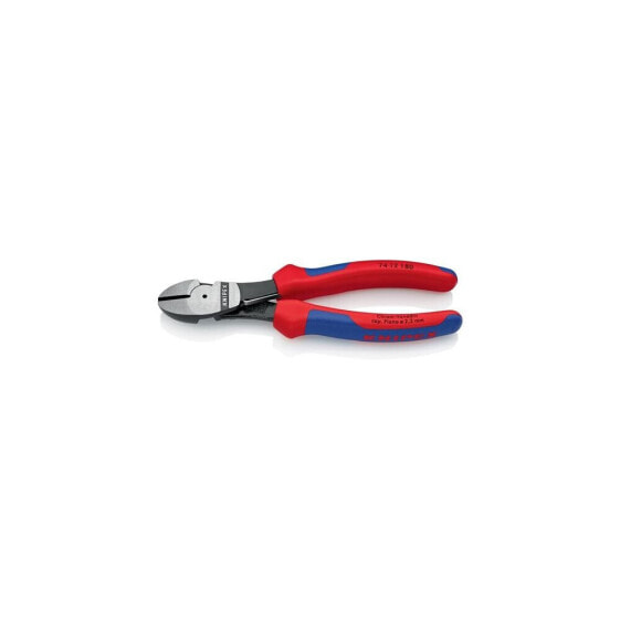 Knipex Kraftseitenschneider Länge 180 mm poliert Form 1 Mehrkomponenten-Hüllen