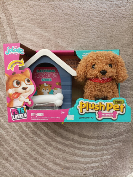 Hipo Piesek na baterie z budą Mini Plush Pet Series mix cena za 1szt