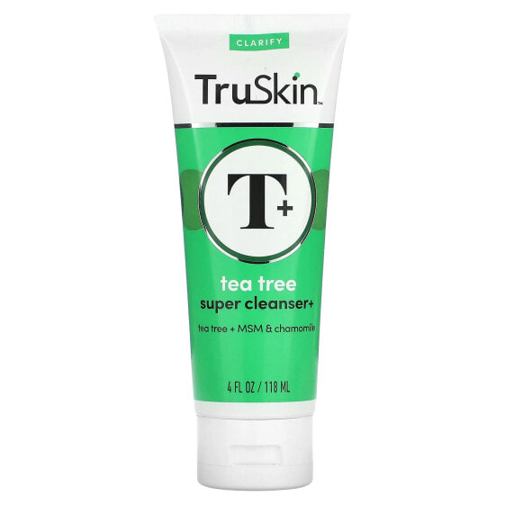 Tea Tree Super Cleanser + MSM & Chamomile, 4 fl oz (118 ml)